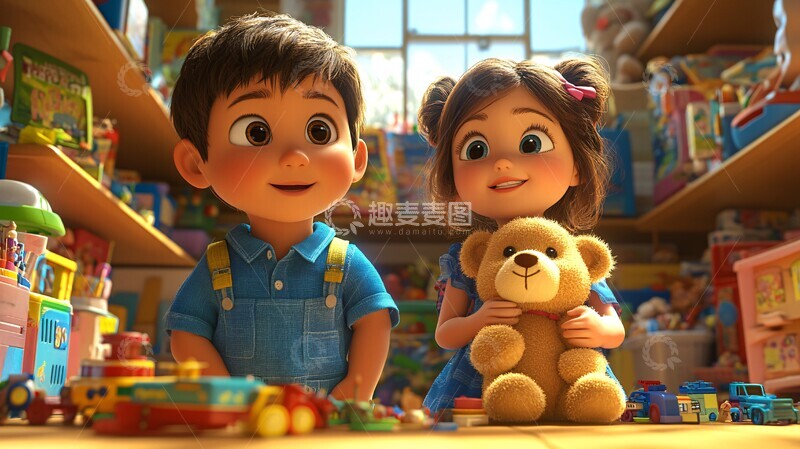 高清大图下载【趣麦麦图】玩具房的快乐时光3
