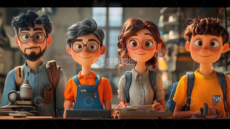 高清大图下载【趣麦麦图】学生兼职工作图3