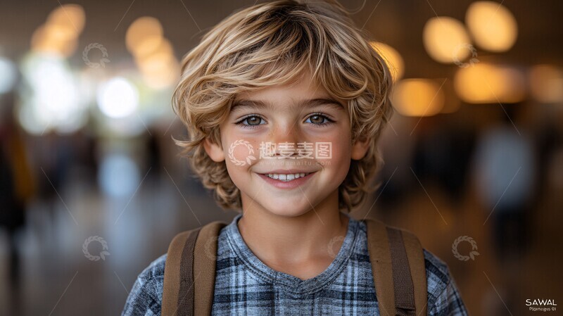 高清大图下载【趣麦麦图】小学生第一天上学3