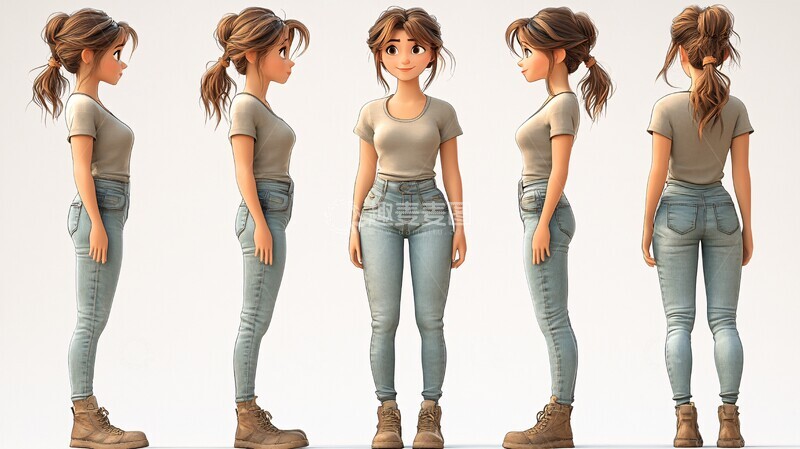 高清大图下载【趣麦麦图】卡拉鼓励学生微笑3