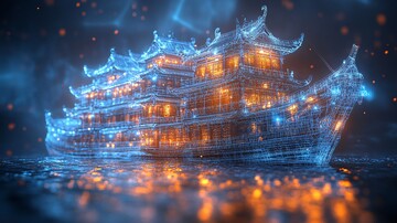 古代船只蓝光框架1