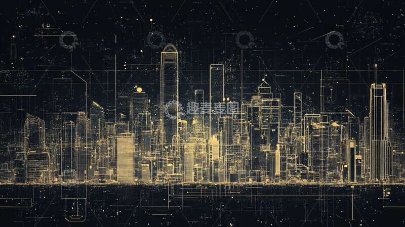 高清大图下载【趣麦麦图】科技城市蓝图3
