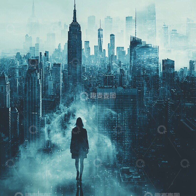 高清大图下载【趣麦麦图】城市结构全景3