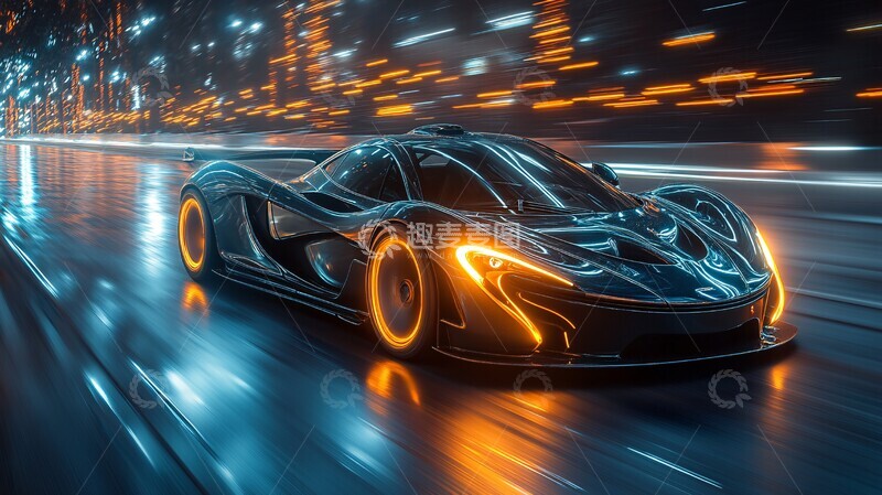 高清大图下载【趣麦麦图】迈凯伦疾驰光影2