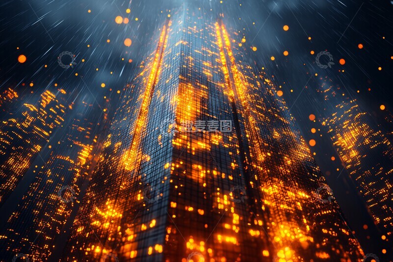 高清大图下载【趣麦麦图】黄色发光颗粒楼层2