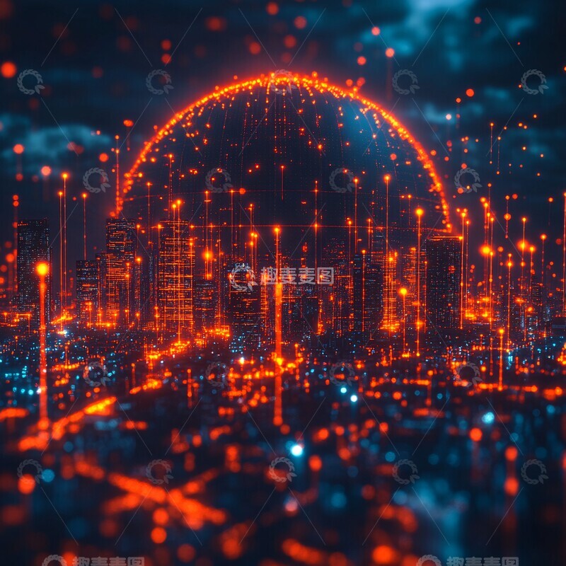 高清大图下载【趣麦麦图】能源数据展示1