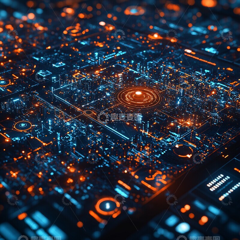 高清大图下载【趣麦麦图】智慧城市安全保障3