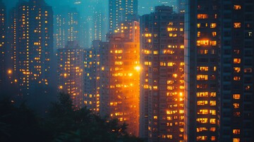 激光测绘楼体轮廓2