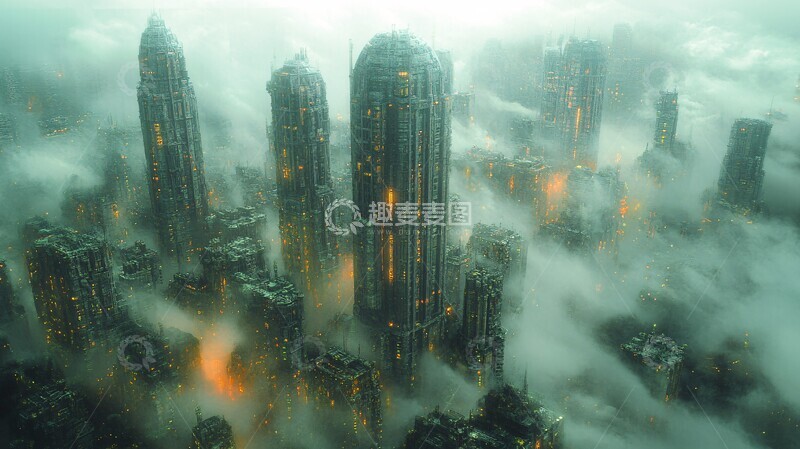 高清大图下载【趣麦麦图】科技城市科技城市技术3
