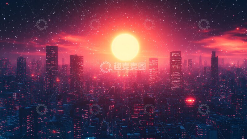 高清大图下载【趣麦麦图】星际几何星际几何无人机1