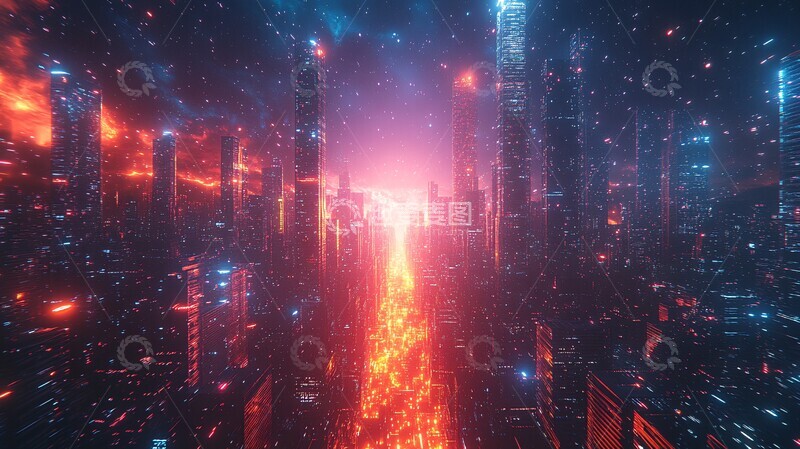 高清大图下载【趣麦麦图】星际几何星际几何无人机2