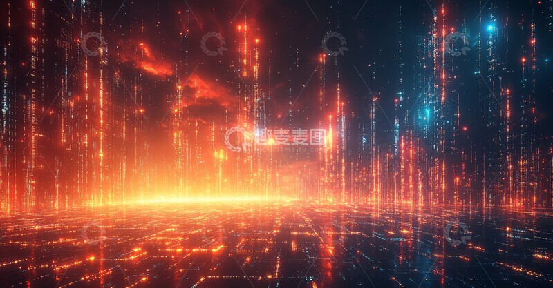 高清大图下载【趣麦麦图】数字网格系统3