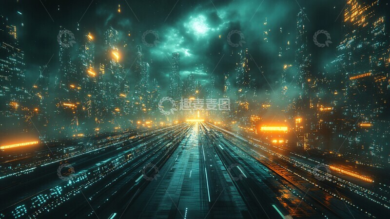 高清大图下载【趣麦麦图】数字灯光网络2