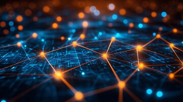 网络连接数字背景1