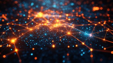 网络连接数字背景3