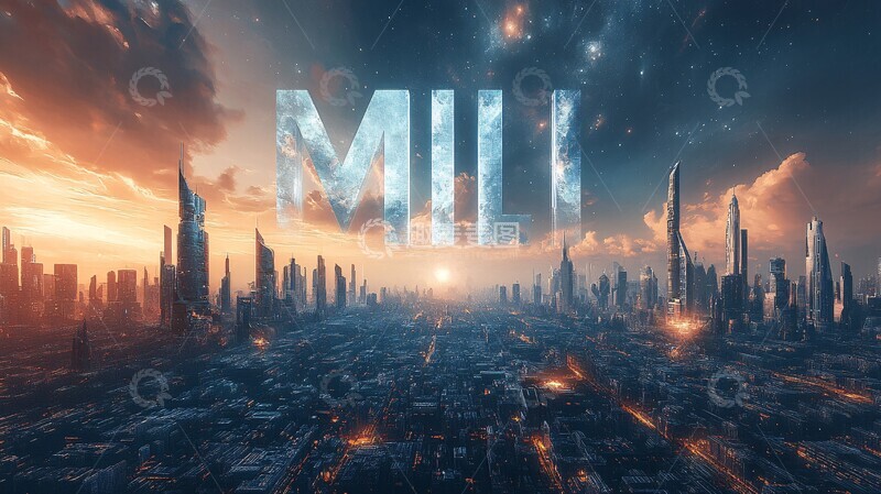 高清大图下载【趣麦麦图】白色蓝色未来城2