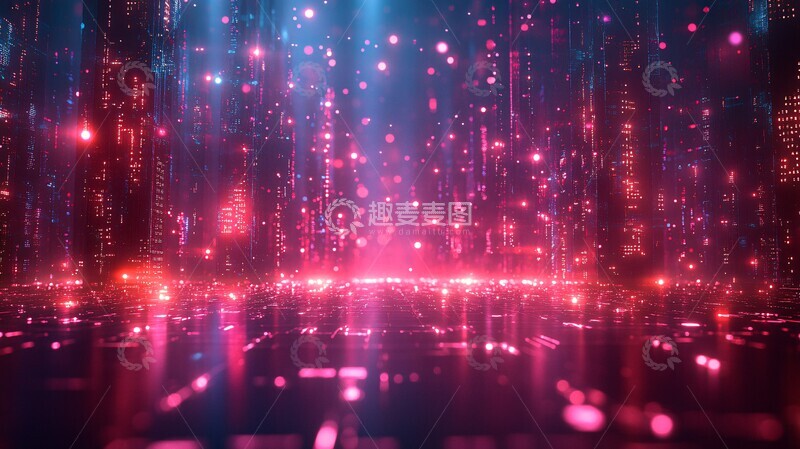 高清大图下载【趣麦麦图】未来课堂科技背景3