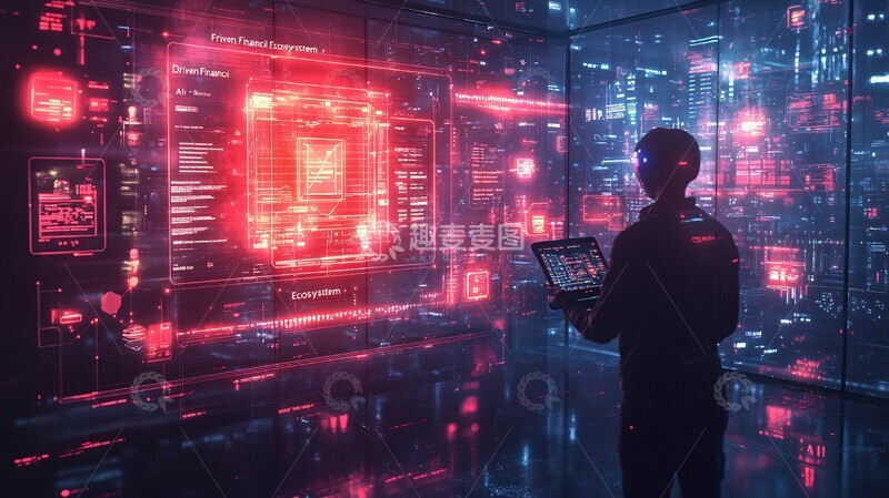 高清大图下载【趣麦麦图】金融生态系统1