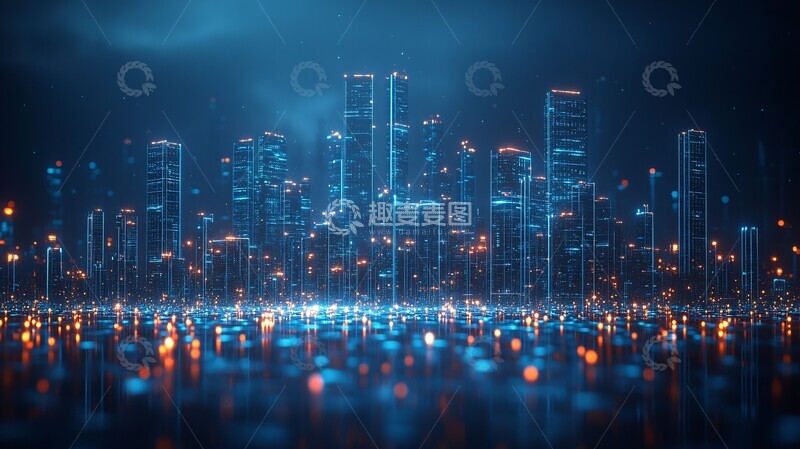 高清大图下载【趣麦麦图】未来都市群未来都市建筑3