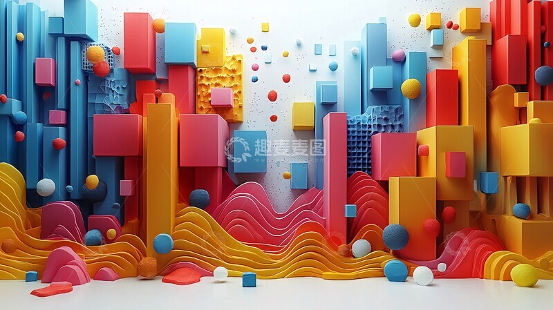 高清大图下载【趣麦麦图】-广告彩色展示2