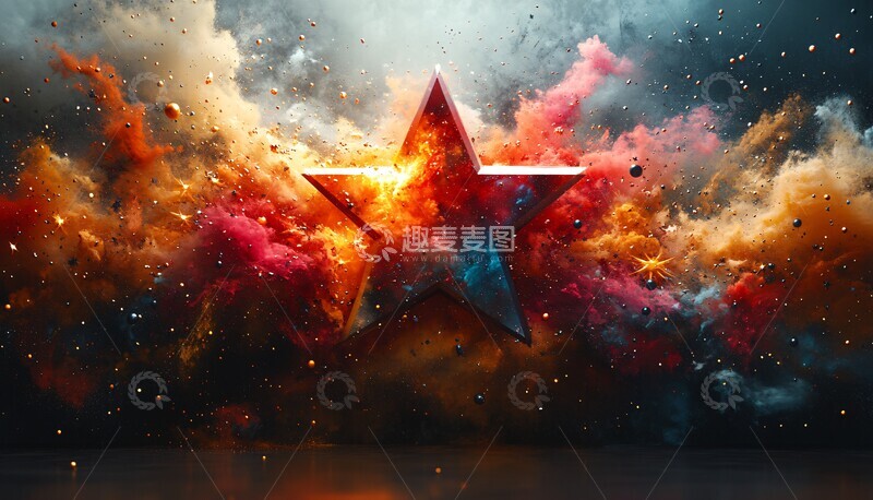 高清大图下载【趣麦麦图】文字符号星空图2