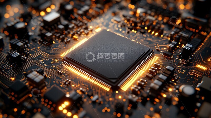 高清大图下载【趣麦麦图】芯片技术展示3