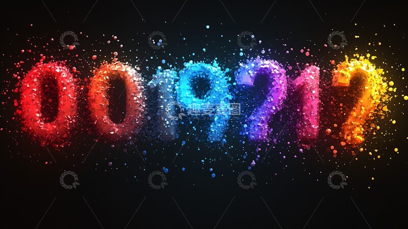 高清大图下载【趣麦麦图】编码与字母编码字母数字1