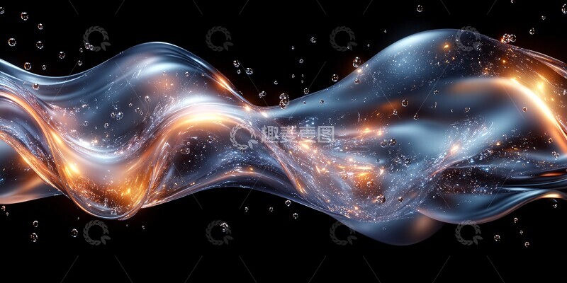 高清大图下载【趣麦麦图】金属质感立体造型2