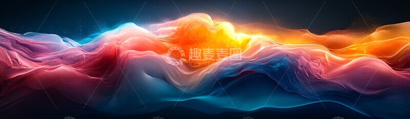 高清大图下载【趣麦麦图】彩色形状背景图2