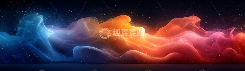 高清大图下载【趣麦麦图】彩色形状背景图1