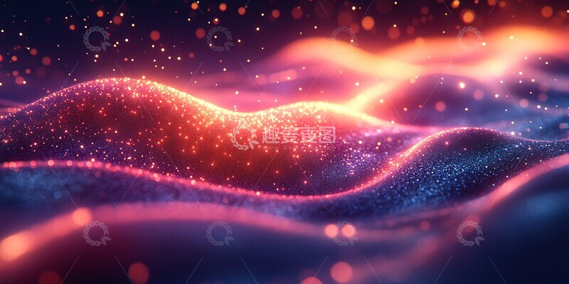 高清大图下载【趣麦麦图】电子流光电子流光色彩2