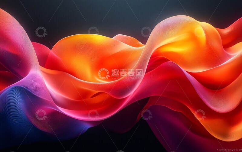 高清大图下载【趣麦麦图】流动形态纹理3