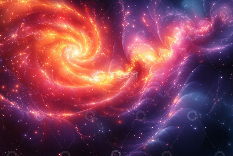 高清大图下载【趣麦麦图】脉冲分形设计3