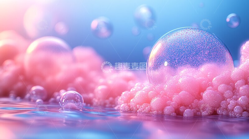 高清大图下载【趣麦麦图】浮动软质纹理3