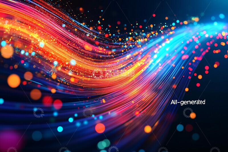 高清大图下载【趣麦麦图】光纤数据传输线2