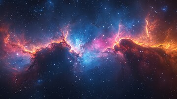 深空蓝星云深空星云气体3