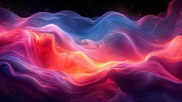 黑底蓝紫渐变流体3