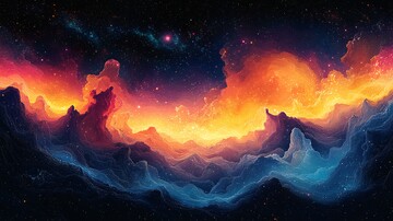 神秘梦境抽象画2