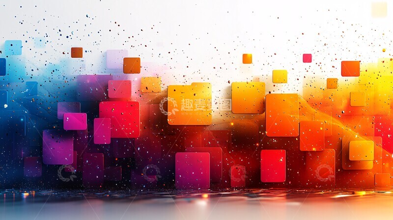 高清大图下载【趣麦麦图】抽象形状设计3