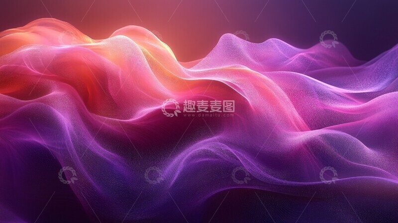 高清大图下载【趣麦麦图】紫色波纹动态图3