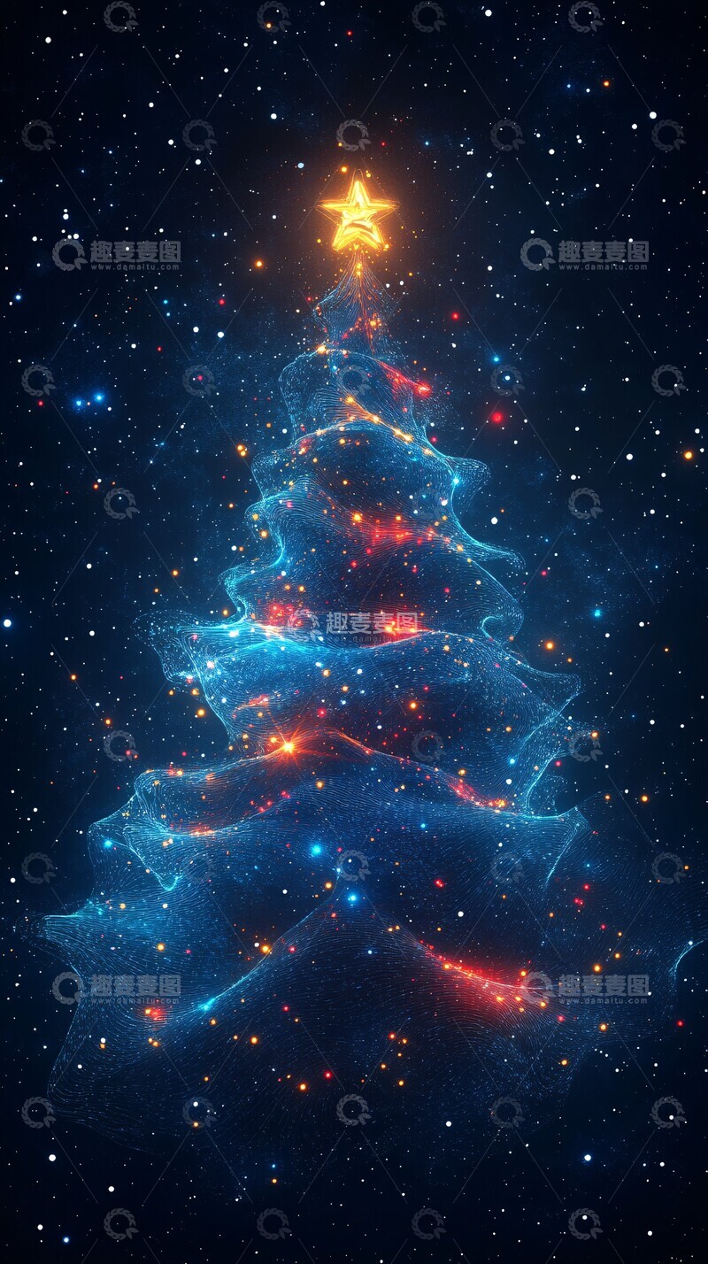 科技主题圣诞树3