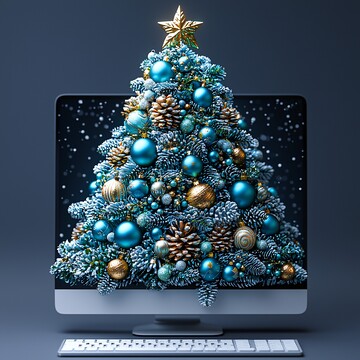 圣诞树与圣诞球1