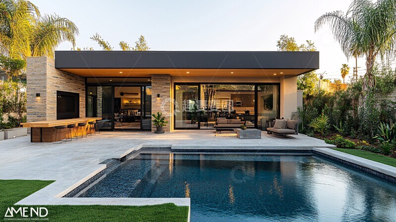 高清大图下载【趣麦麦图】后院附房景观2