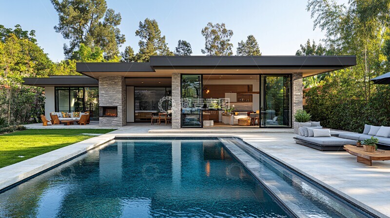 高清大图下载【趣麦麦图】后院附房景观3