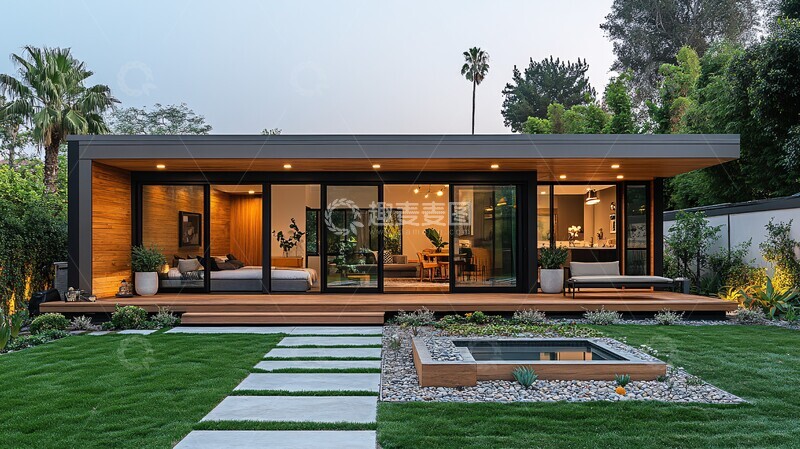 高清大图下载【趣麦麦图】单层独立屋外观1