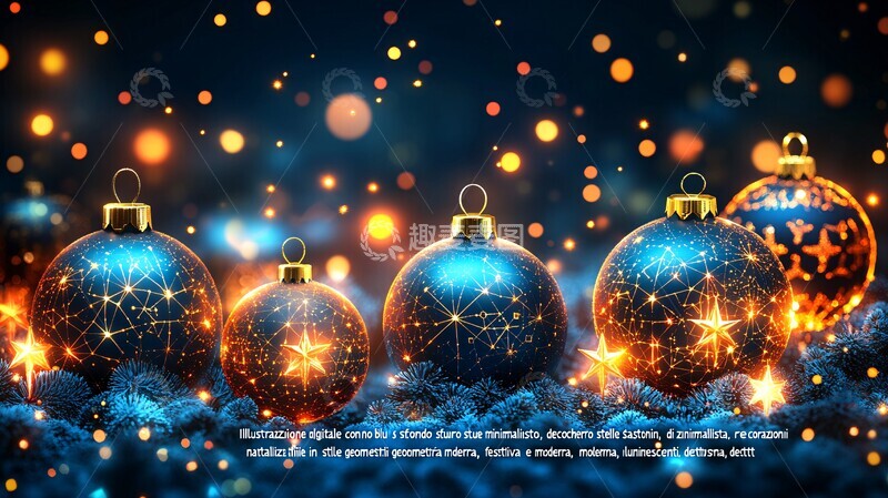 高清大图下载【趣麦麦图】未来节日装饰1