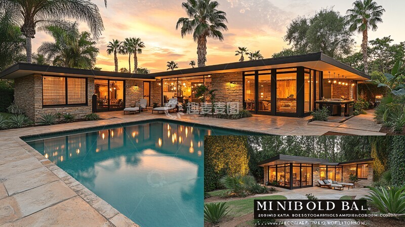 高清大图下载【趣麦麦图】中世纪现代住宅3