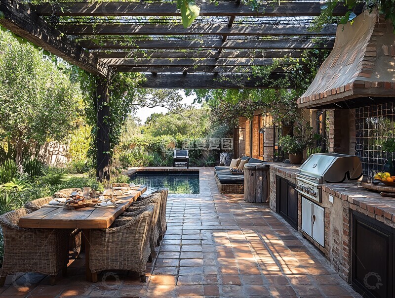 高清大图下载【趣麦麦图】户外用餐区户外用餐用餐区3