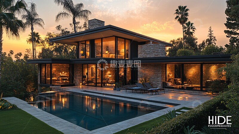 高清大图下载【趣麦麦图】中世纪现代住宅2