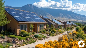 太阳能板覆盖屋顶1